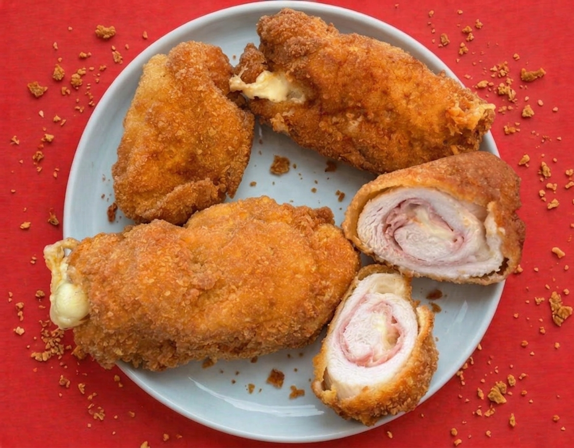 Sajttal Sonkával Töltött Csirkemell